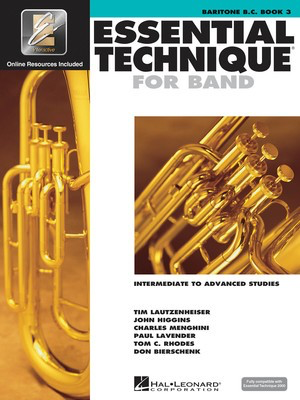 Essential Technique For Band Bk3 Baritone Bc Eei - Baritone B.C. - Baritone Various Hal Leonard /CD
