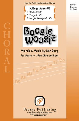 Boogie Woogie - (from Solfege Suite #3) - Ken Berg - 2-Part Pavane Publishing Choral Score Octavo