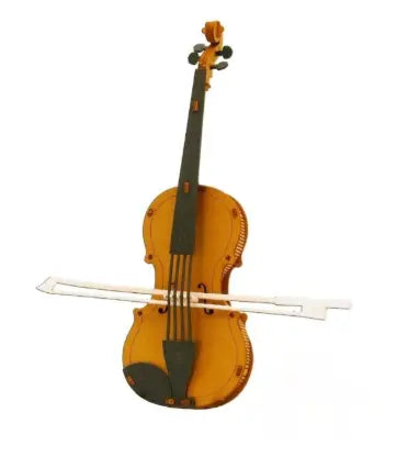 3D Paper Model Violin and Bow