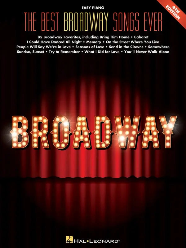 The Best Broadway Songs Ever - 4th Edition - Various - Easy Piano Hal Leonard 291993