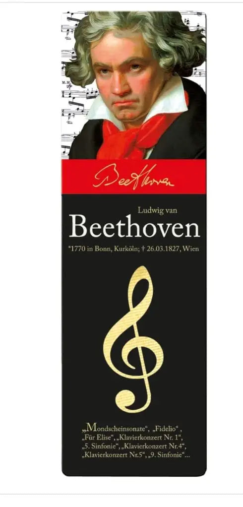 Beethoven Bookmark