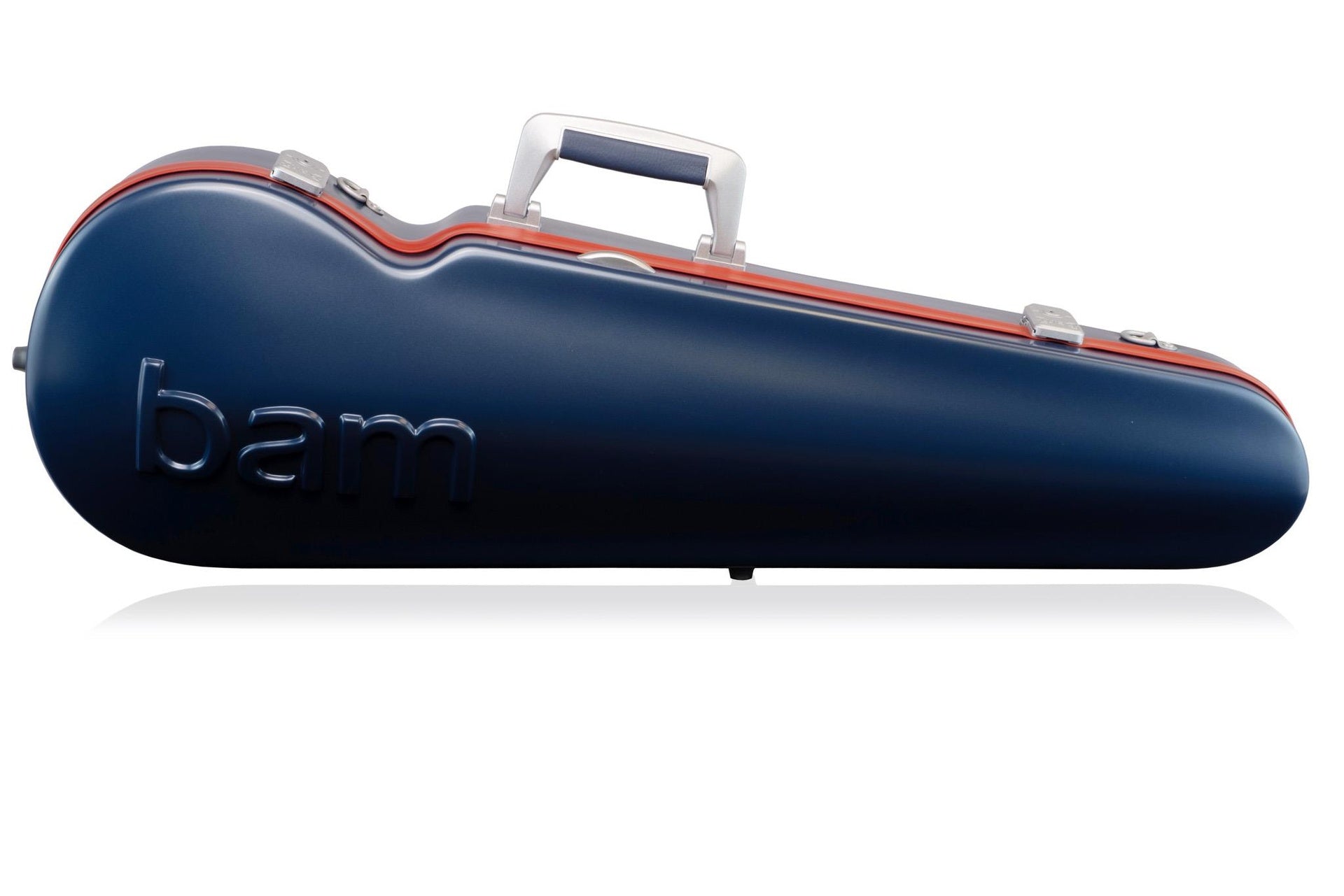 BAM Graffiti Hightech Contoured Violin Case Navy Blue/Red