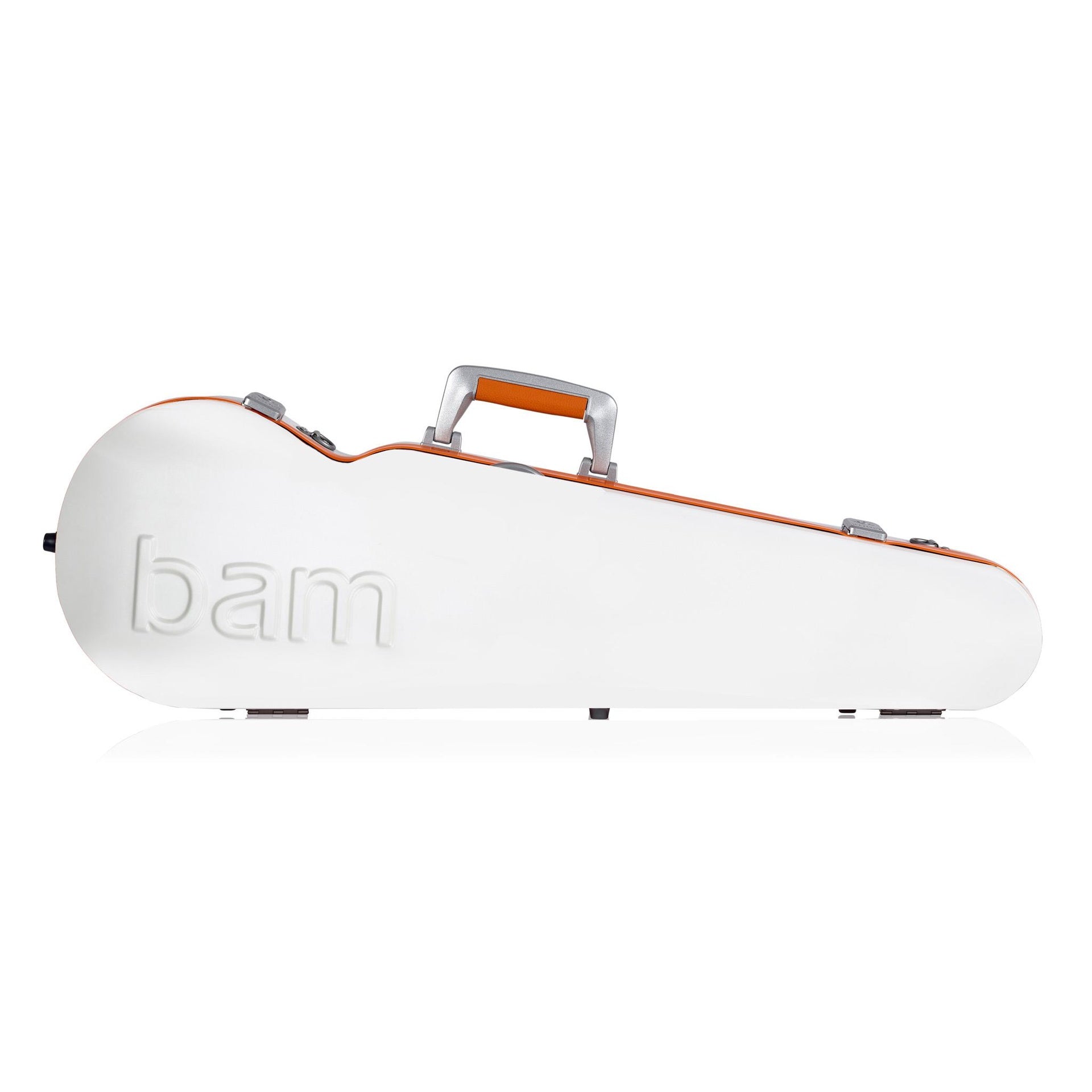 BAM Graffiti Hightech Contoured Violin Case Navy White/Orange