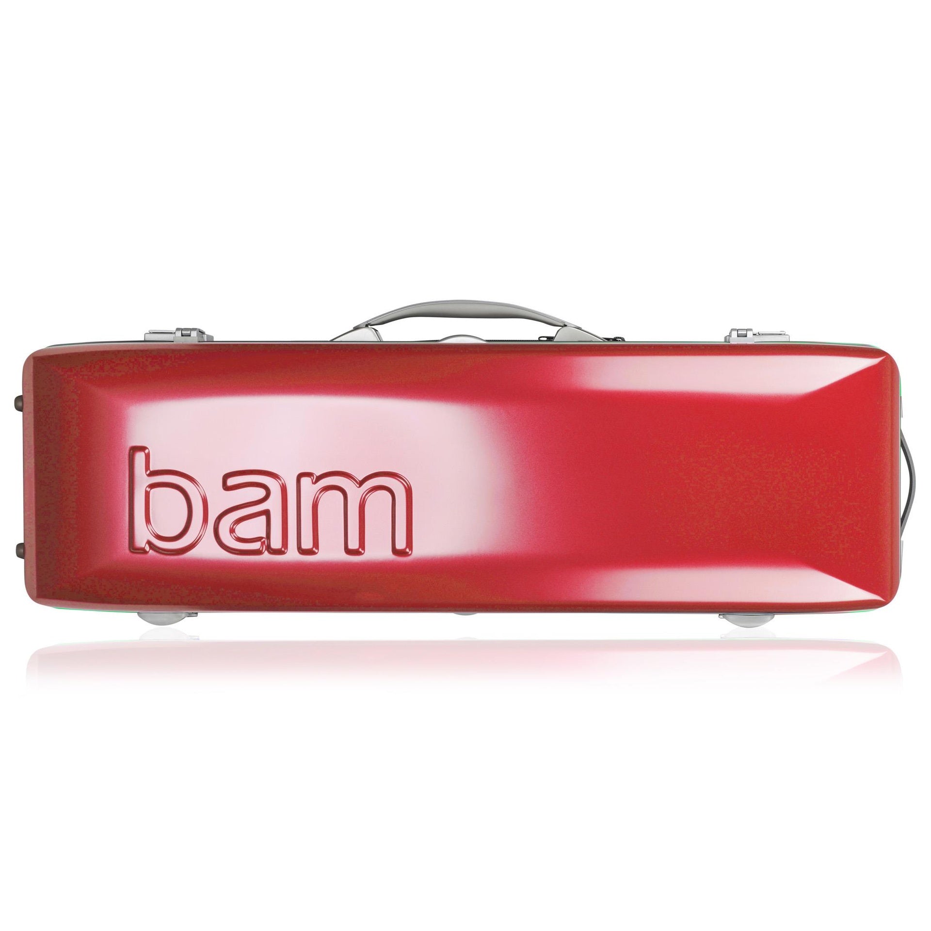 BAM Graffiti Hightech Oblong Violin Case Red/Silver