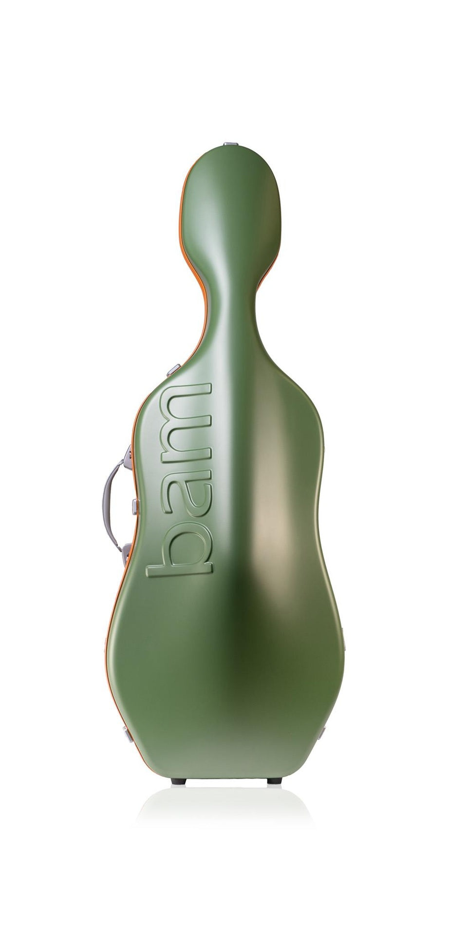 Cello Case - Bam Graffiti Hightech 'Slim' Green with Orange Seals