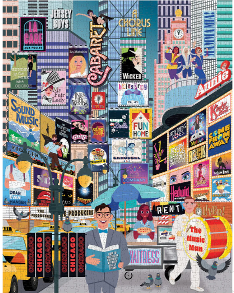 Bucket List Puzzle: 50 Must See Musicals - 1000PC