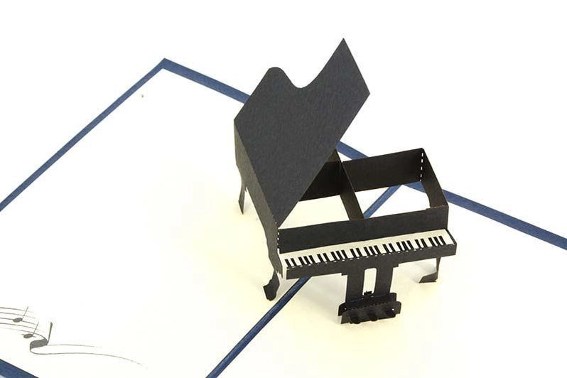 Pop-Up Greeting Card Grand Piano