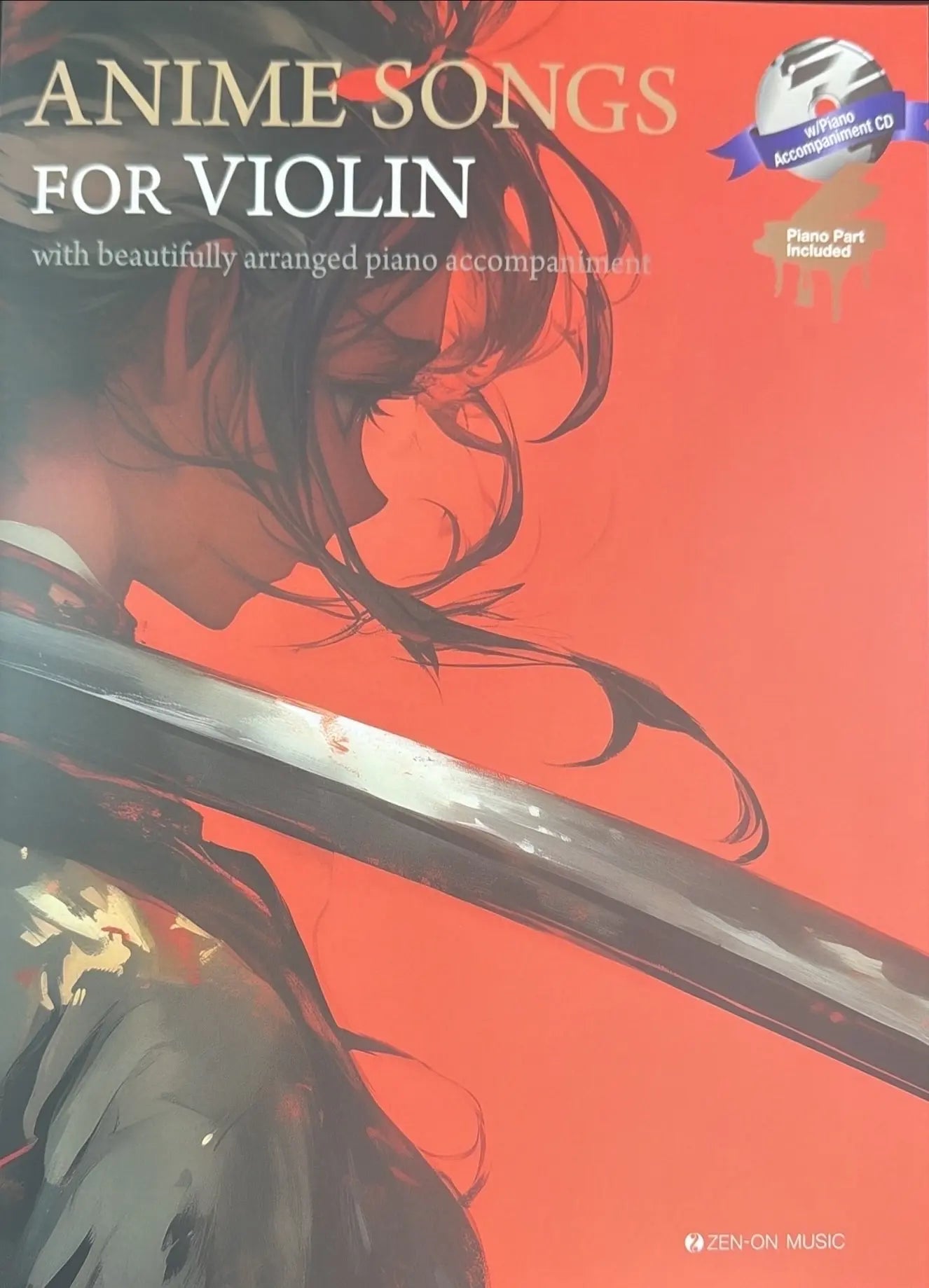 Anime Songs Book/CD - Violin and Piano - Zen On