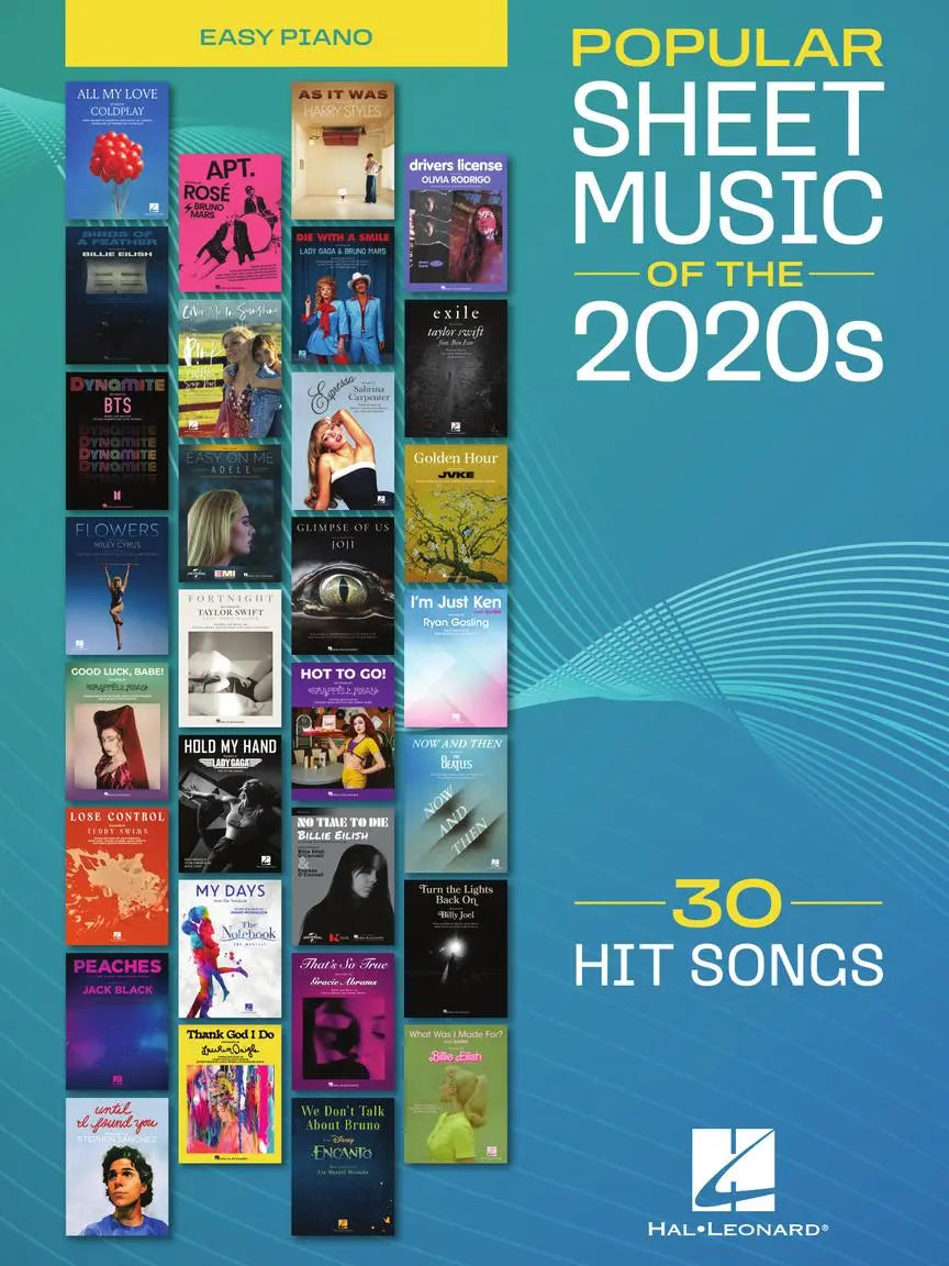 POPULAR SHEET MUSIC OF THE 2020s 30 HIT SONGS FOR EASY PIANO - Hal Leonard 1786555