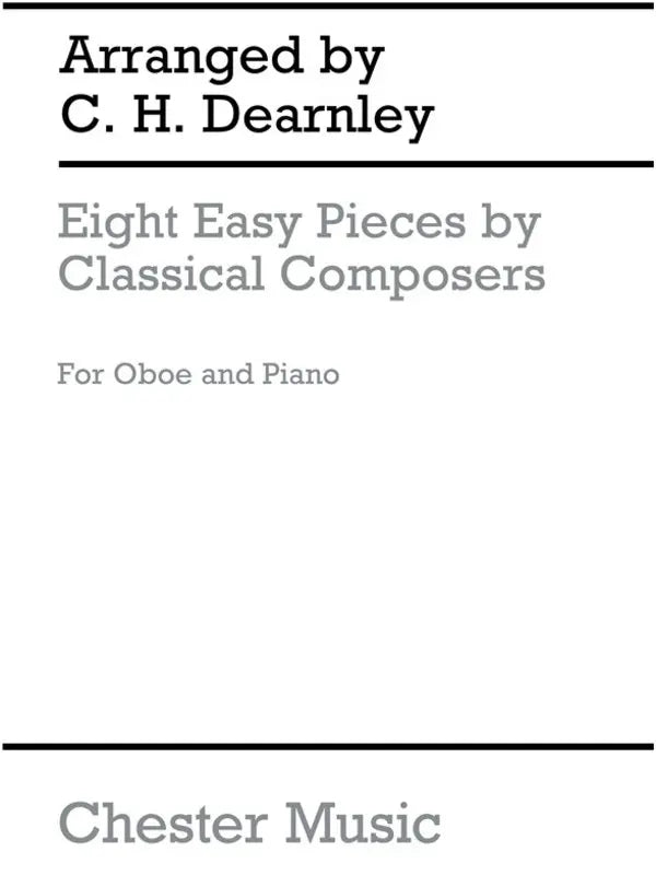 8 EASY PIECES OBOE/PIANO DEARNLEY- Chester CH56432