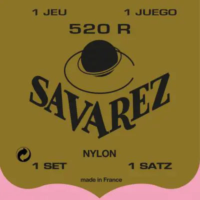 Savarez 520R Classical Guitar String Set High Tension