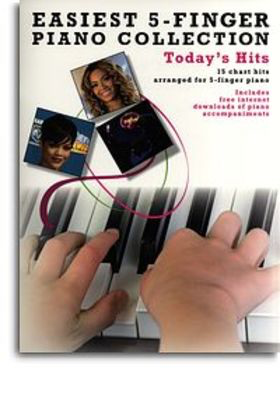 Easiest 5 Finger Piano Collection Todays Hits -
