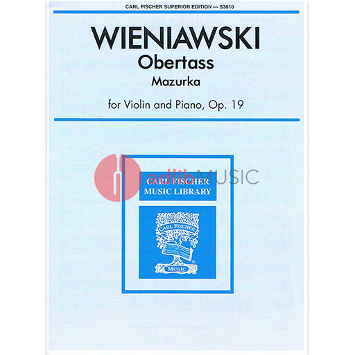 Obertass Mazurka for Violin & Piano Op 19