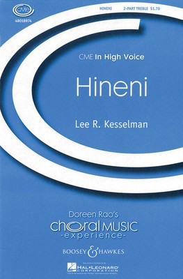 Hineni - CME In High Voice - Lee Kesselman - 2-Part Boosey & Hawkes Octavo