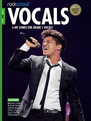 Rockschool Vocals - Grade 1 Male - 2014-2020 - Vocal Rock School Limited Sftcvr/Online Audio