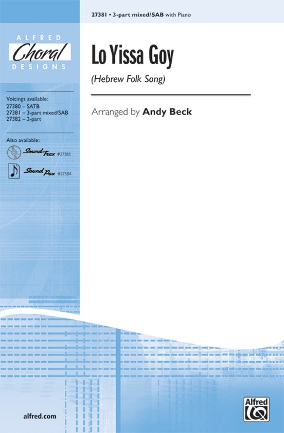 Lo Yissa Goy – 3-Part / SAB Choral Octavo (Digital Download)