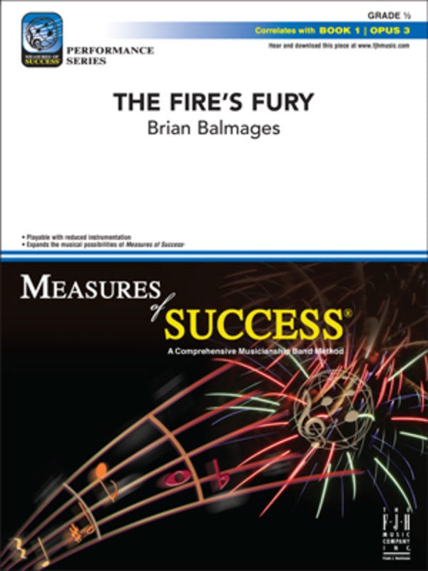 Balmages - The Fire's Fury - Concert Band Grade 0.5 Score/Parts FJH B1879