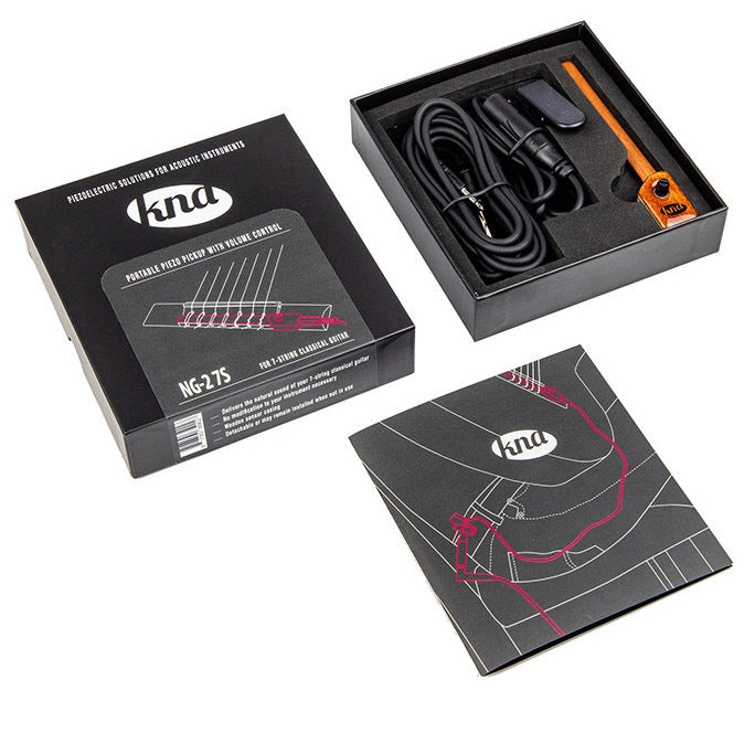 Classical Guitar Pickup - KNA NG2-7S Classical Guitar Pickup for 7 Strings with Volume Control