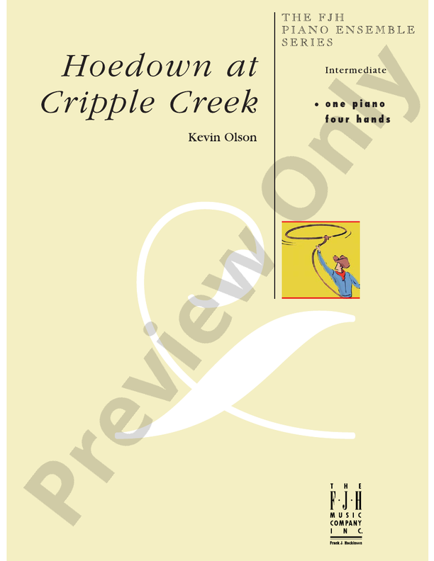 Hoedown at Cripple Creek - Piano (Digital Download)