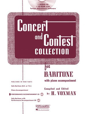 Concert and Contest Collection - for Baritone - Accompaniment CD - Rubank Publications Accompaniment CD CD-ROM