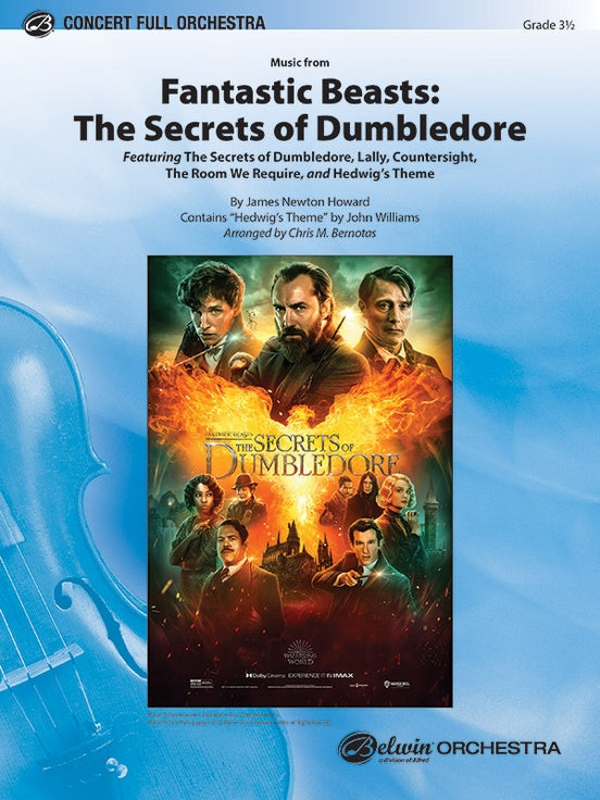 Fantastic Beasts: The Secrets of Dumbledore – Full Orchestra Conductor Score & Parts (Digital Download)