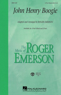 John Henry Boogie - 3-Part Mixed Roger Emerson Hal Leonard Choral Score Octavo