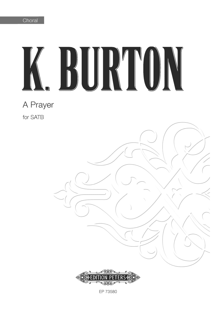A Prayer - SATB Choral Octavo (Digital Download)