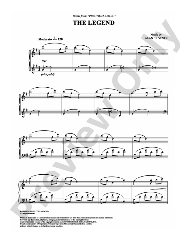 The Legend - Piano (Digital Download)