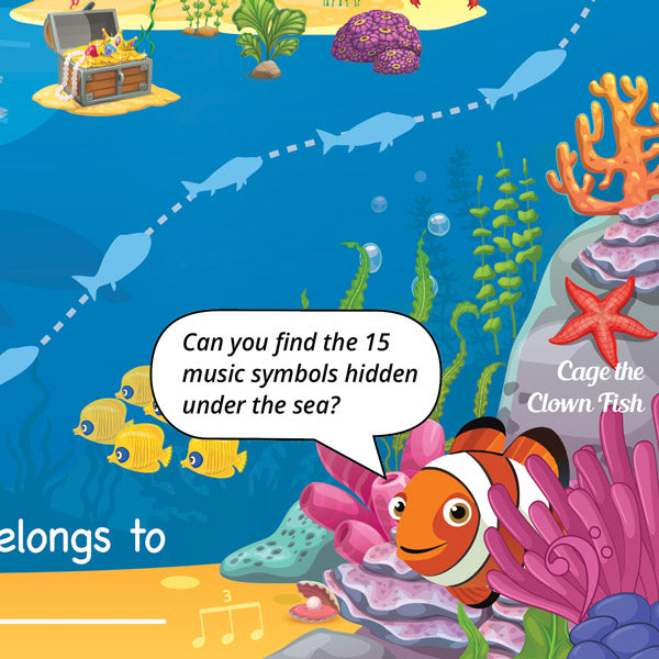 Mission to La Mer A3 Music Practice Chart by Musically Gifted