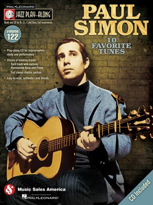 Paul Simon - Jazz Play-Along Volume 122 - Bb Instrument|Bass Clef Instrument|C Instrument|Eb Instrument Music Sales America Lead Sheet /CD