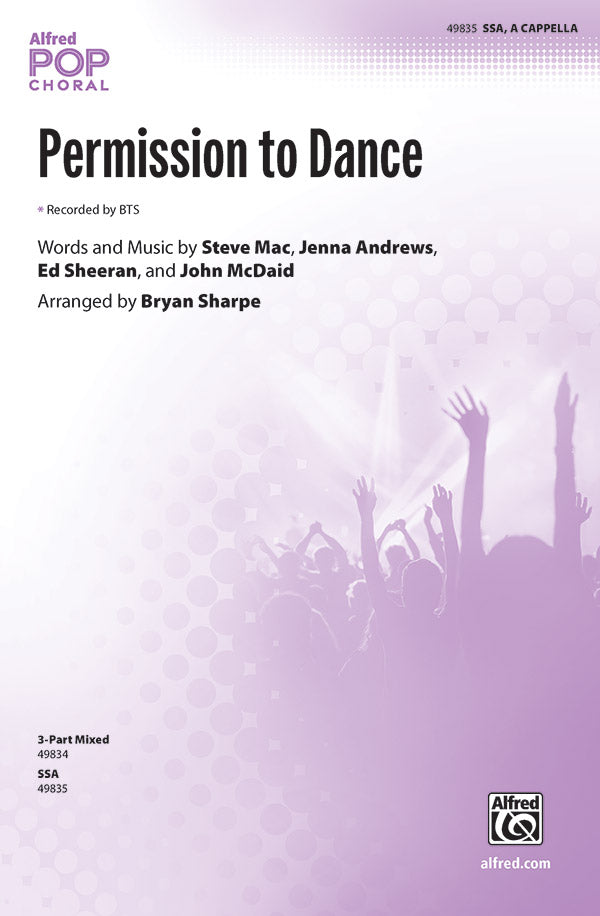 Permission to Dance SSA - Mac Steve Sharpe Bryan Alfred 49835
