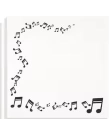 Post-it Notes with Quavers and Semiquavers