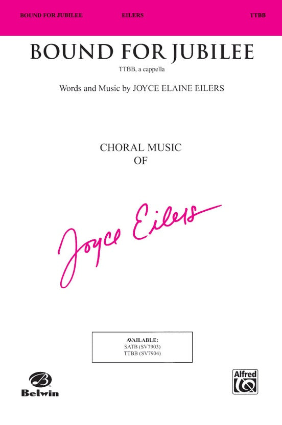 Bound for Jubilee – TTBB Choral Octavo (Digital Download)