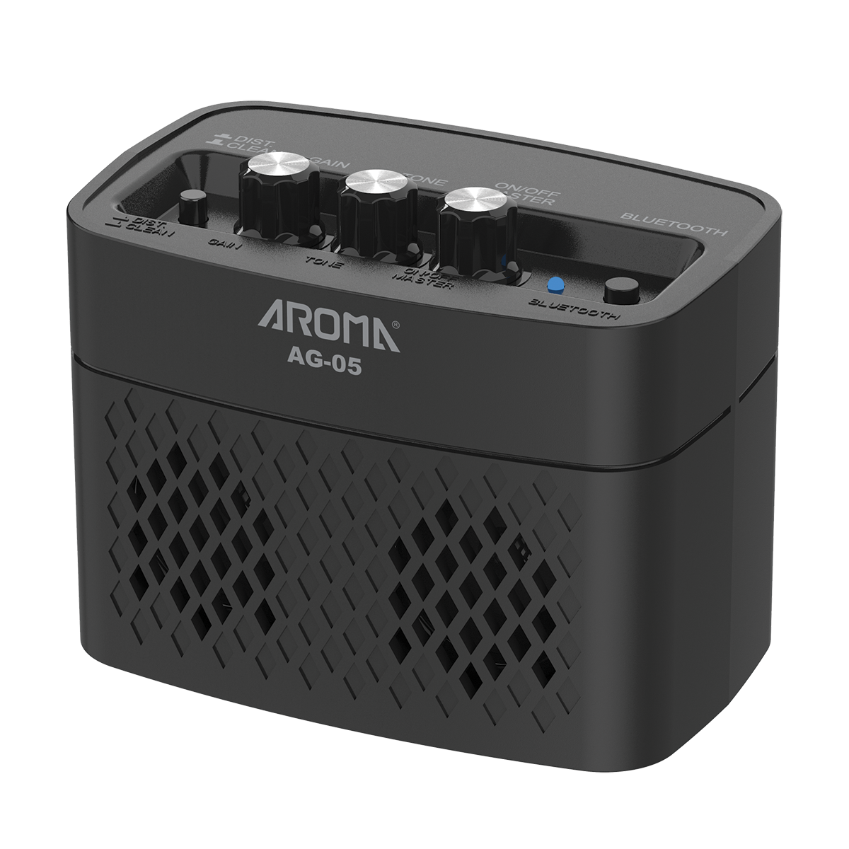 Aroma AG05BK 5W Electric Guitar Rechargeable Portable Amplifier Black