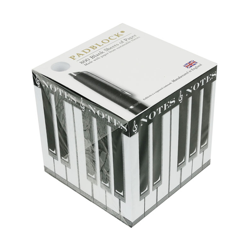 Piano Keyboard Memo Pad Block