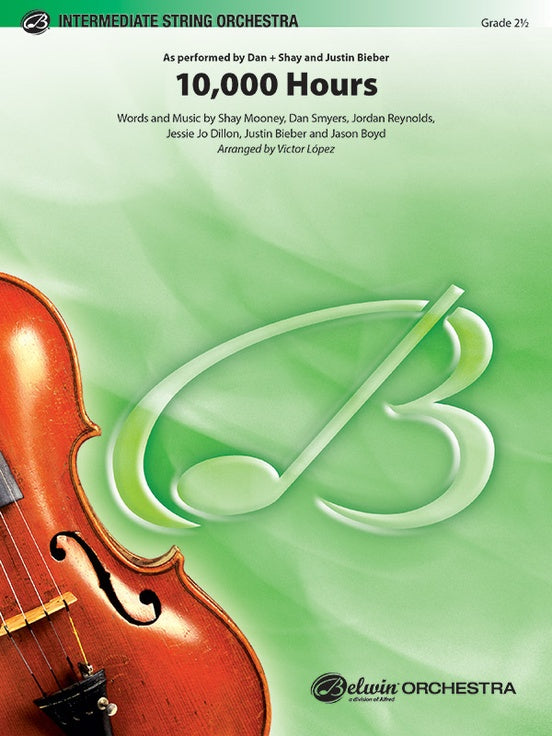 10,000 Hours - String Orchestra Conductor Score & Parts (Digital Download)