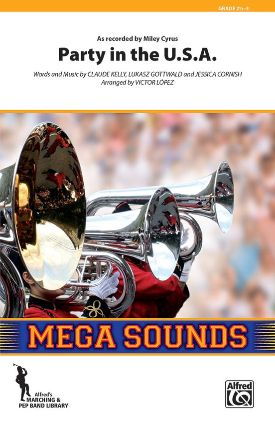 Party in the U.S.A. – Marching Band Conductor Score & Parts (Digital Download)