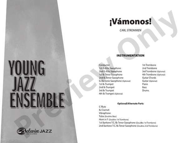 Vamonos! - Jazz Ensemble Conductor Score & Parts(Digital Download)