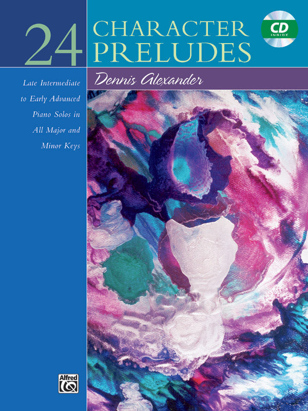 24 Character Preludes for Piano Book/CD