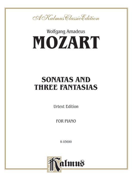 Mozart - Sonatas (Urtext) - Piano Solo (Digital Download)