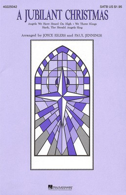 A Jubilant Christmas (Medley) - SATB Joyce Eilers Hal Leonard Choral Score Octavo