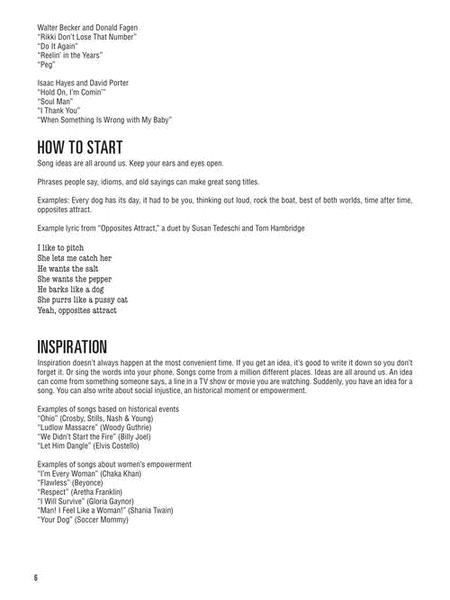 Hal Leonard Songwriting Method - Text/Audio Access Online Hal Leonard 350185