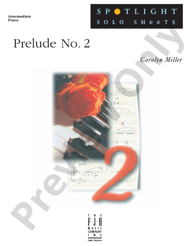 Miller - Prelude No. 2 - Piano (Digital Download)