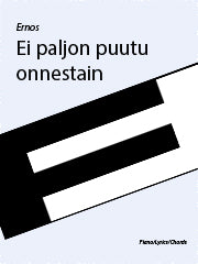 Ei paljon puutu onnestain - Piano Solo (Digital Download)
