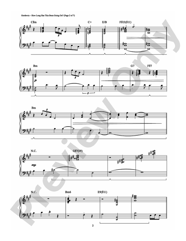 How Long Has This Been Going On? - DSM-PS-0002133 - Piano (Digital Download)