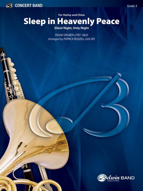 Sleep in Heavenly Peace - Concert Band Conductor Score & Parts (Digital Download)
