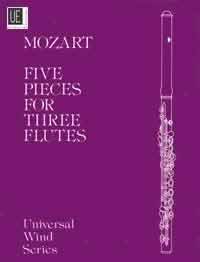 Five Pieces for Three flutes