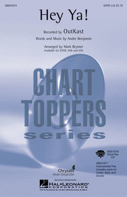 Hey Ya! - SAB Mark Brymer Hal Leonard Choral Score Octavo