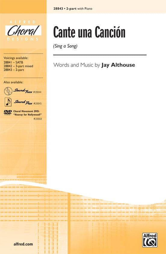 Cante una Cancion (Sing a Song) – 2-Part Choral Octavo (Digital Download)