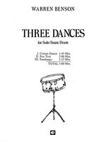 Three Dances (Unaccomp. Solos) - Percussion Hal Leonard